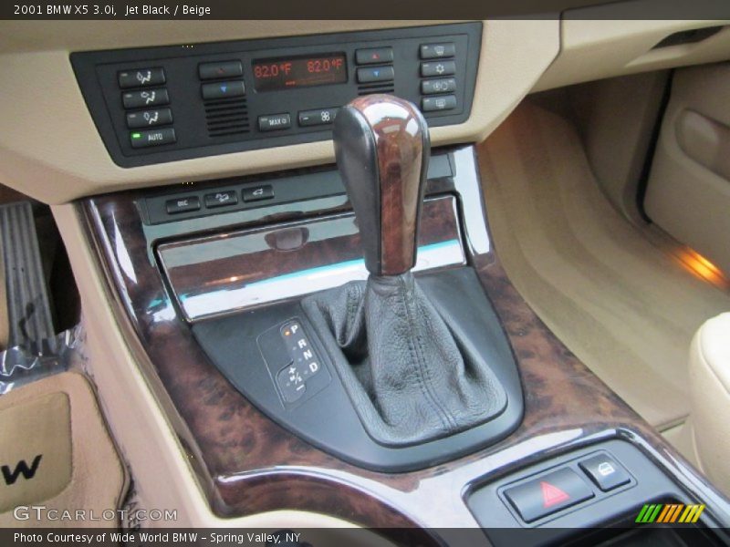 Jet Black / Beige 2001 BMW X5 3.0i