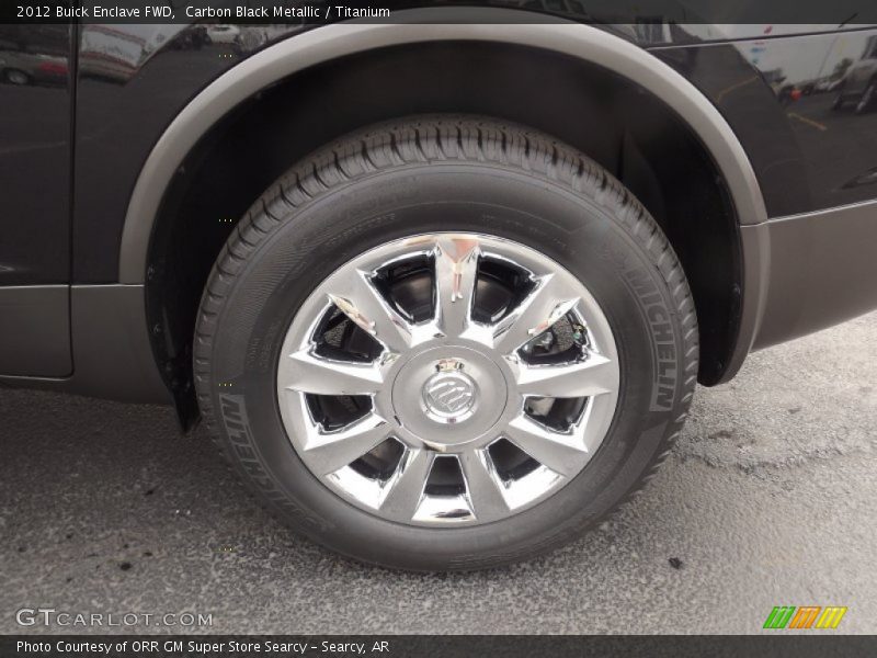 Carbon Black Metallic / Titanium 2012 Buick Enclave FWD