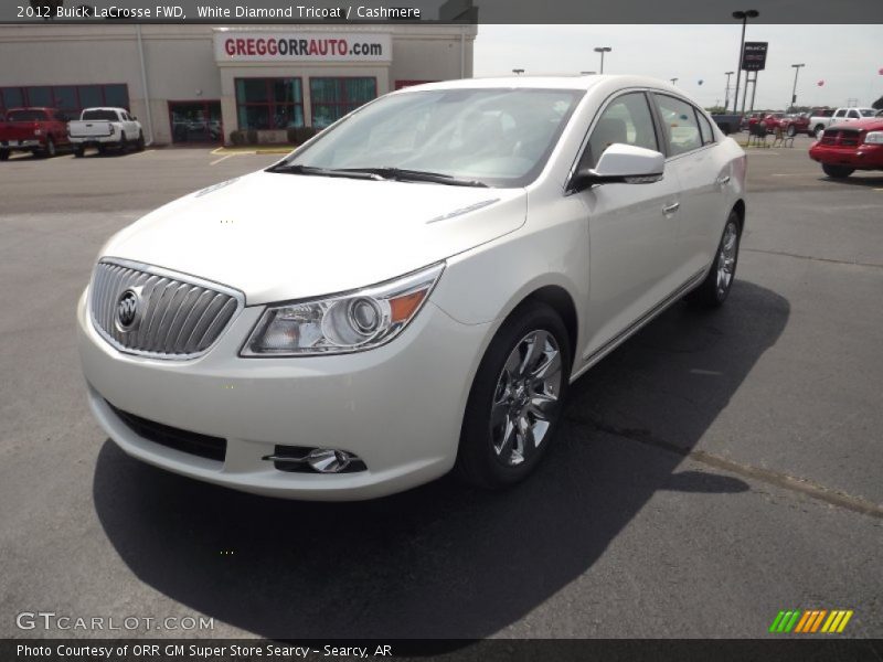 White Diamond Tricoat / Cashmere 2012 Buick LaCrosse FWD
