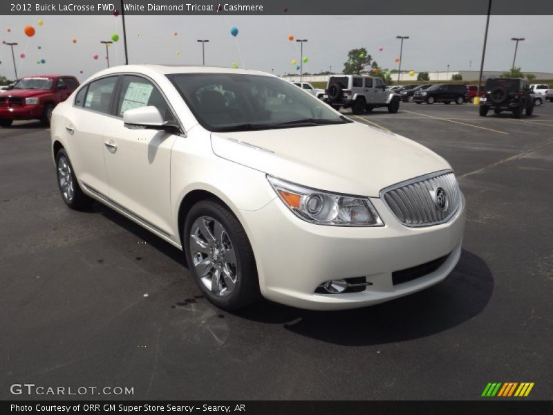 White Diamond Tricoat / Cashmere 2012 Buick LaCrosse FWD