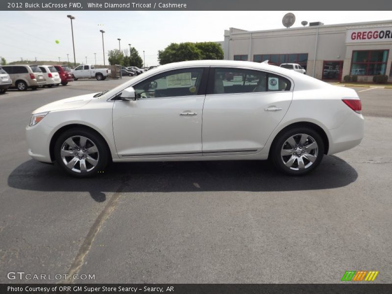 White Diamond Tricoat / Cashmere 2012 Buick LaCrosse FWD
