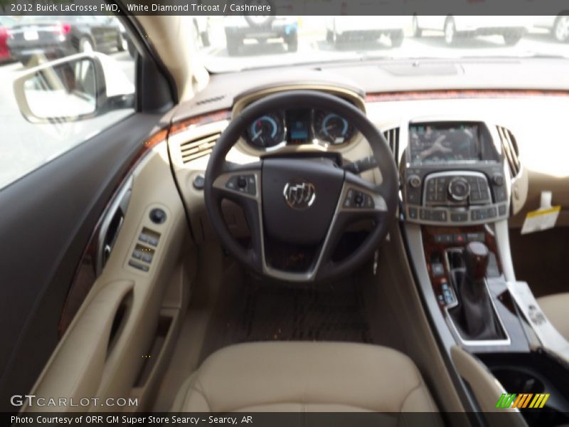 White Diamond Tricoat / Cashmere 2012 Buick LaCrosse FWD