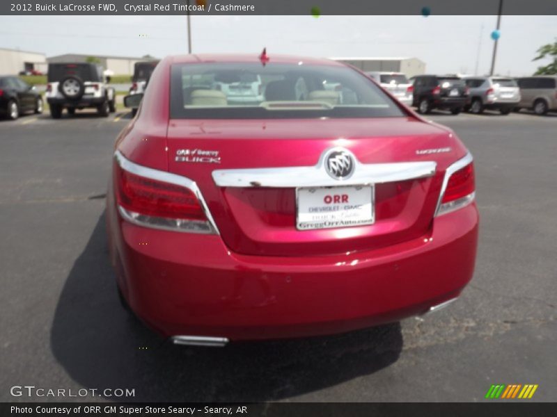 Crystal Red Tintcoat / Cashmere 2012 Buick LaCrosse FWD