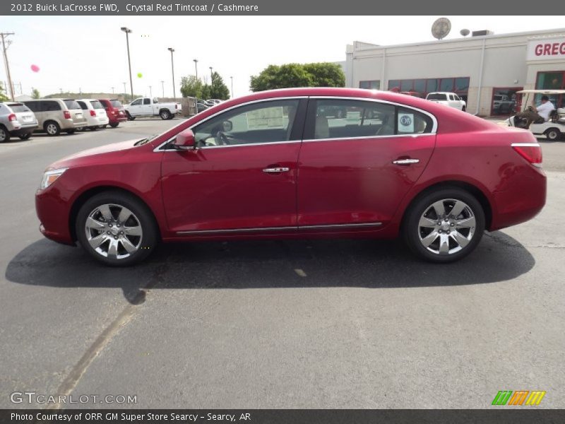 Crystal Red Tintcoat / Cashmere 2012 Buick LaCrosse FWD