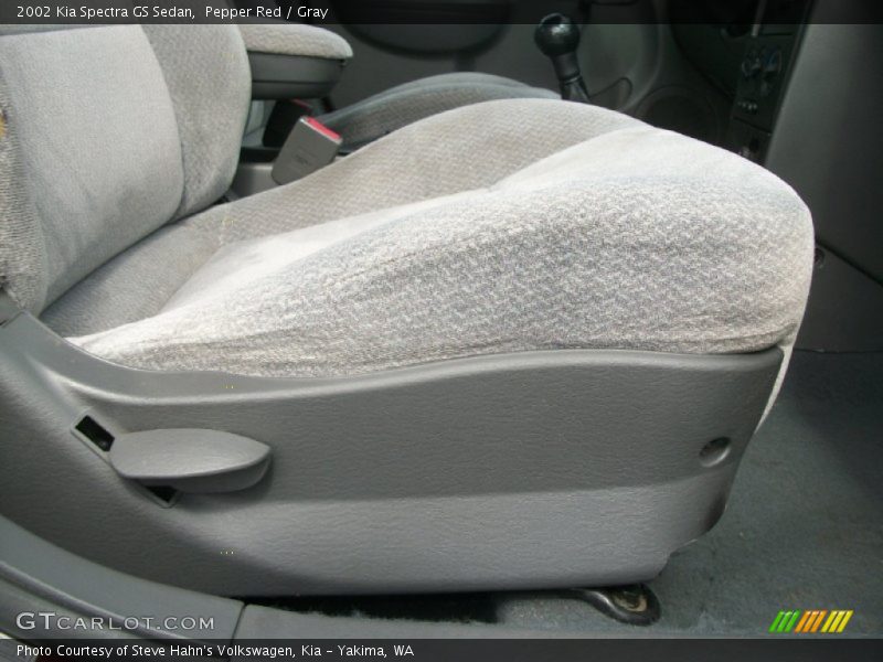 Pepper Red / Gray 2002 Kia Spectra GS Sedan