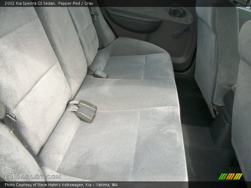 Pepper Red / Gray 2002 Kia Spectra GS Sedan