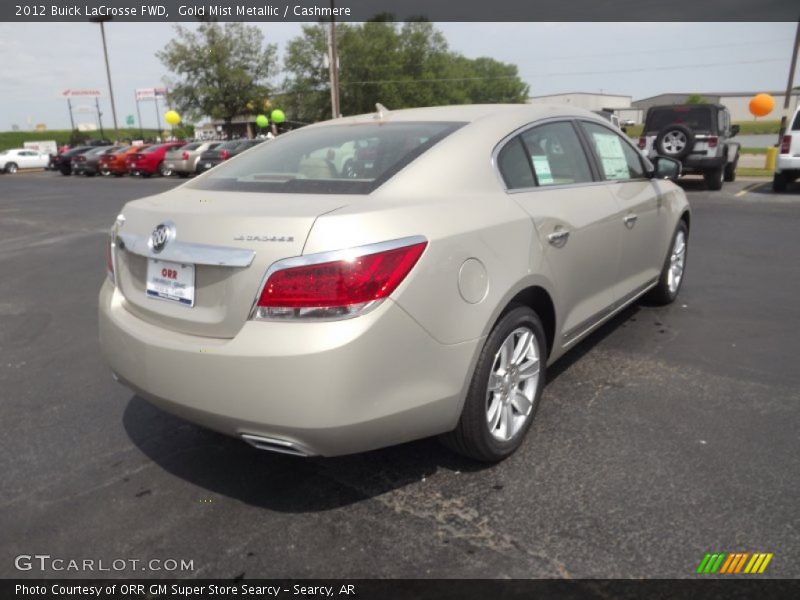 Gold Mist Metallic / Cashmere 2012 Buick LaCrosse FWD