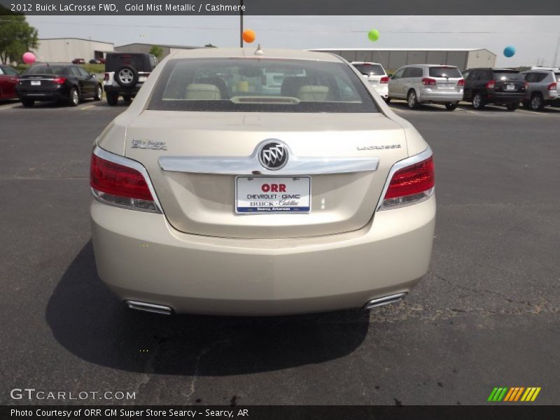 Gold Mist Metallic / Cashmere 2012 Buick LaCrosse FWD