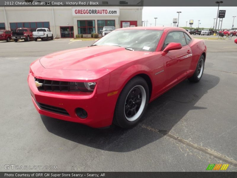 Victory Red / Black 2012 Chevrolet Camaro LS Coupe