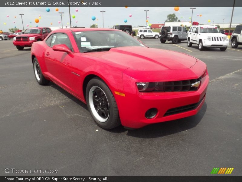 Victory Red / Black 2012 Chevrolet Camaro LS Coupe