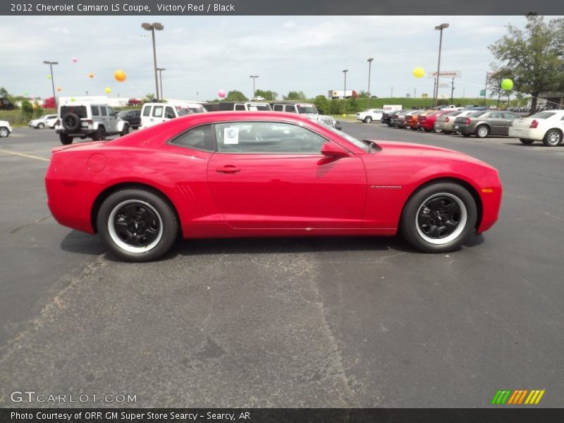 Victory Red / Black 2012 Chevrolet Camaro LS Coupe