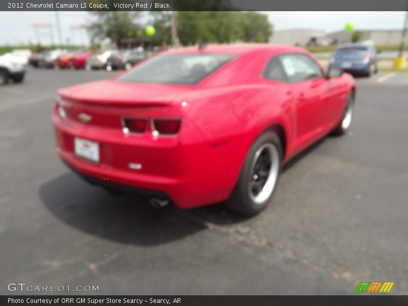 Victory Red / Black 2012 Chevrolet Camaro LS Coupe