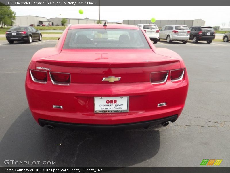 Victory Red / Black 2012 Chevrolet Camaro LS Coupe