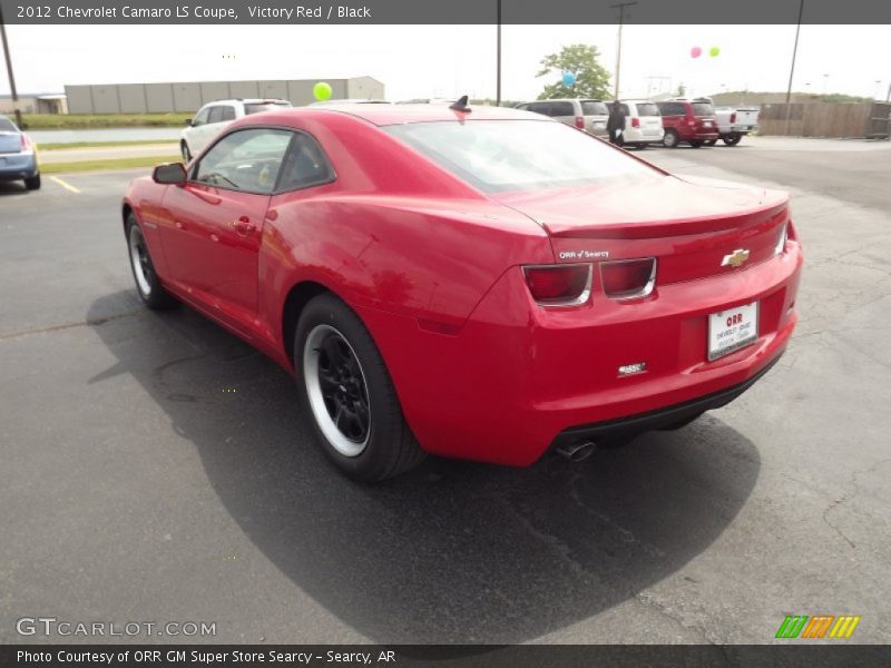 Victory Red / Black 2012 Chevrolet Camaro LS Coupe