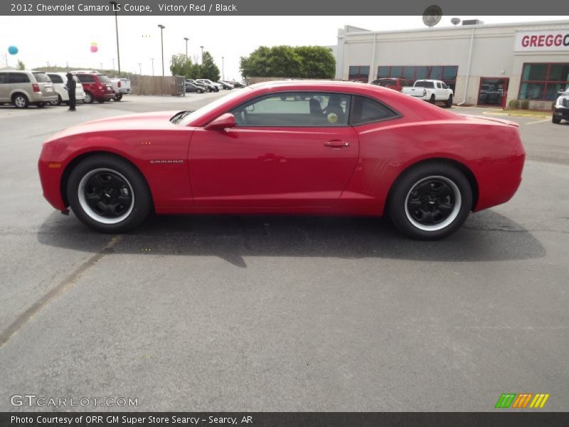Victory Red / Black 2012 Chevrolet Camaro LS Coupe