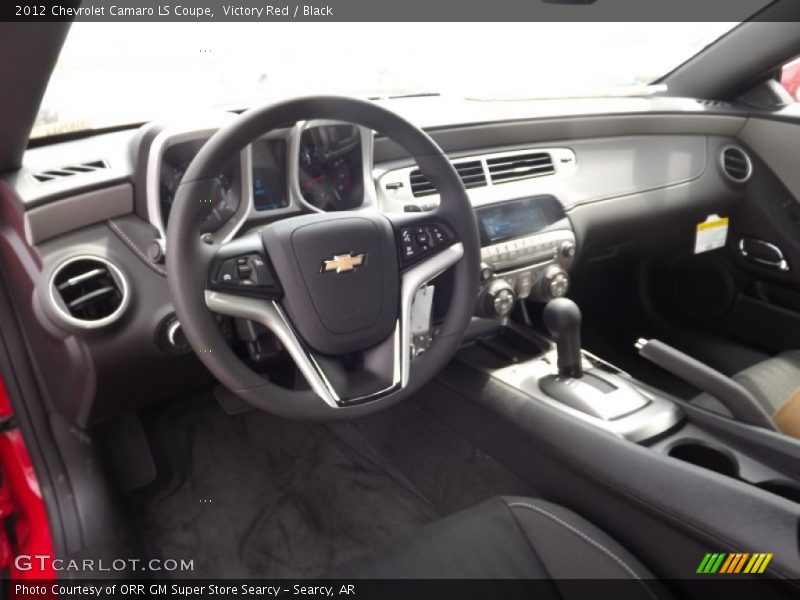 Victory Red / Black 2012 Chevrolet Camaro LS Coupe