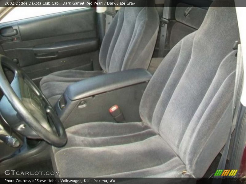 Dark Garnet Red Pearl / Dark Slate Gray 2002 Dodge Dakota Club Cab