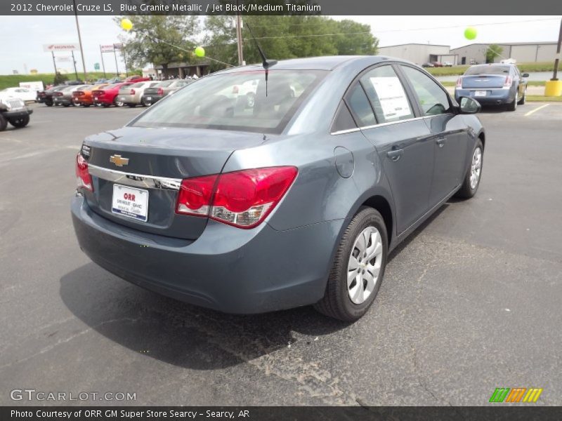 Blue Granite Metallic / Jet Black/Medium Titanium 2012 Chevrolet Cruze LS