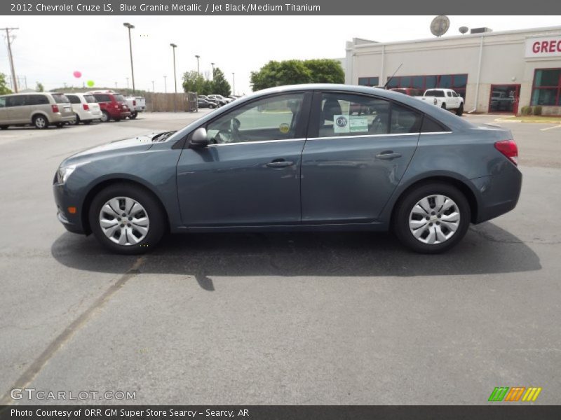 Blue Granite Metallic / Jet Black/Medium Titanium 2012 Chevrolet Cruze LS