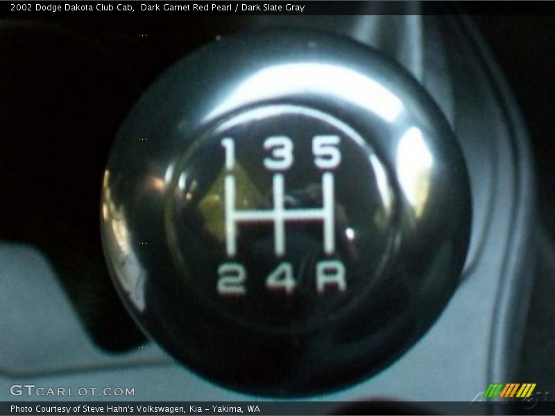 Dark Garnet Red Pearl / Dark Slate Gray 2002 Dodge Dakota Club Cab