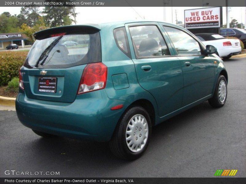 Modern Green / Gray 2004 Chevrolet Aveo Hatchback