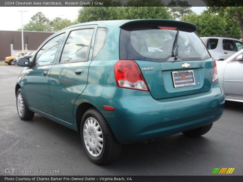 Modern Green / Gray 2004 Chevrolet Aveo Hatchback