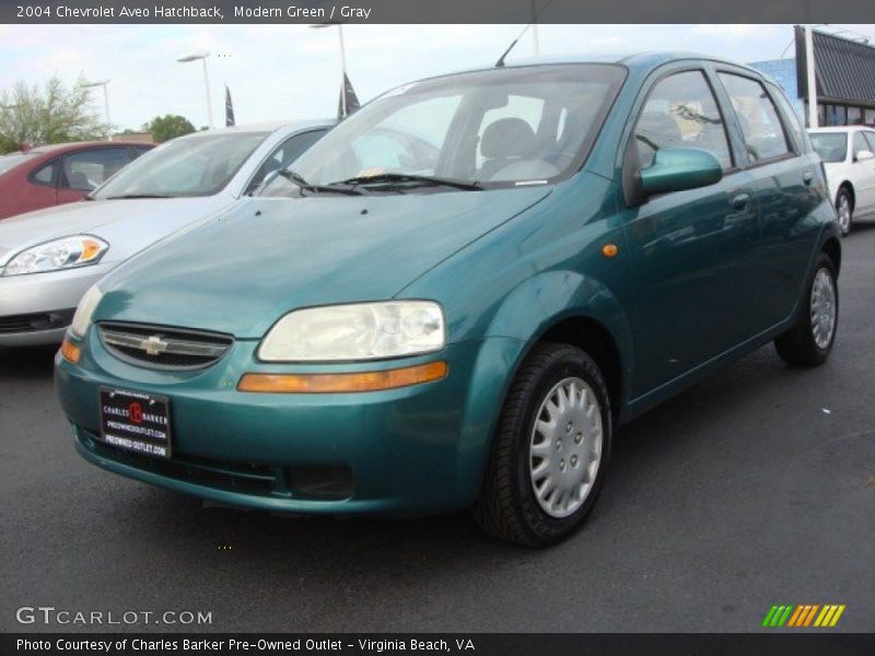 Modern Green / Gray 2004 Chevrolet Aveo Hatchback