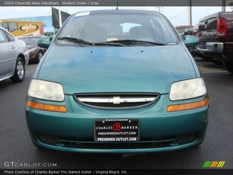 Modern Green / Gray 2004 Chevrolet Aveo Hatchback
