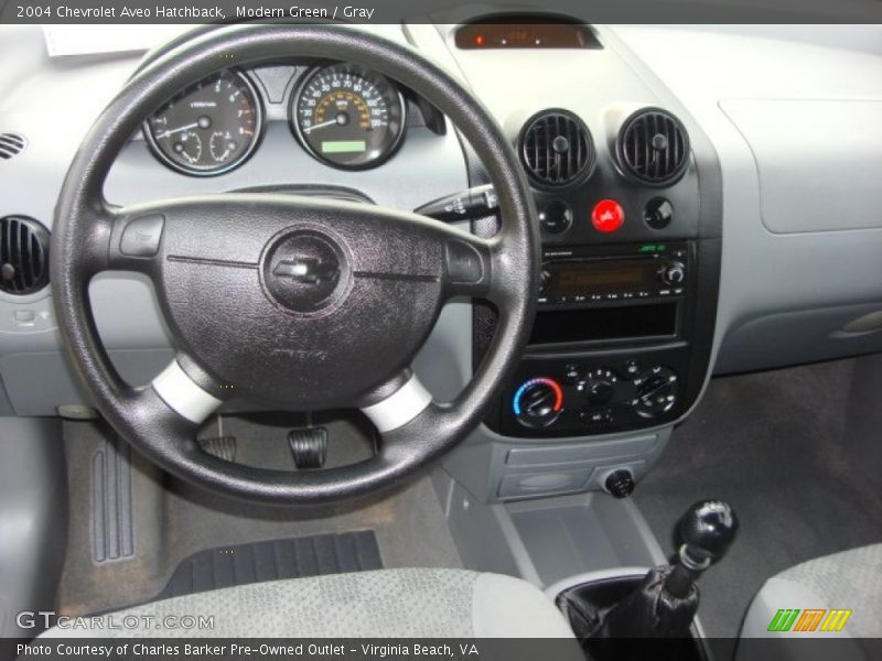 Modern Green / Gray 2004 Chevrolet Aveo Hatchback