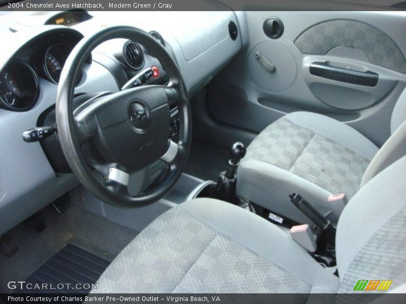Modern Green / Gray 2004 Chevrolet Aveo Hatchback