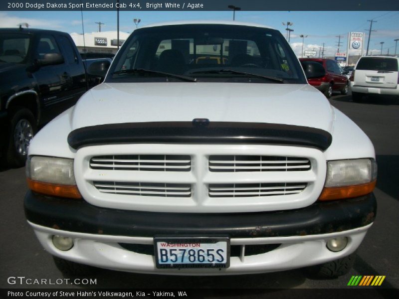 Bright White / Agate 2000 Dodge Dakota Sport Extended Cab 4x4