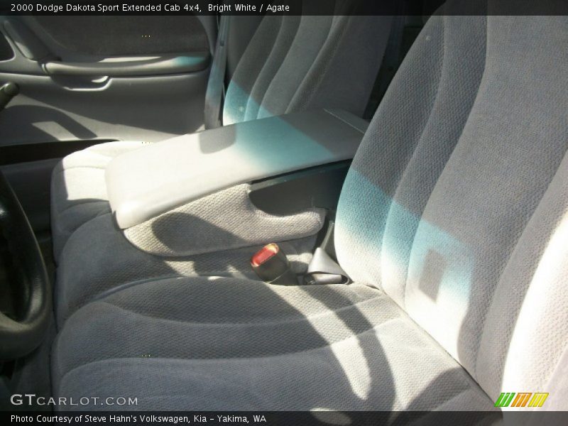 Bright White / Agate 2000 Dodge Dakota Sport Extended Cab 4x4