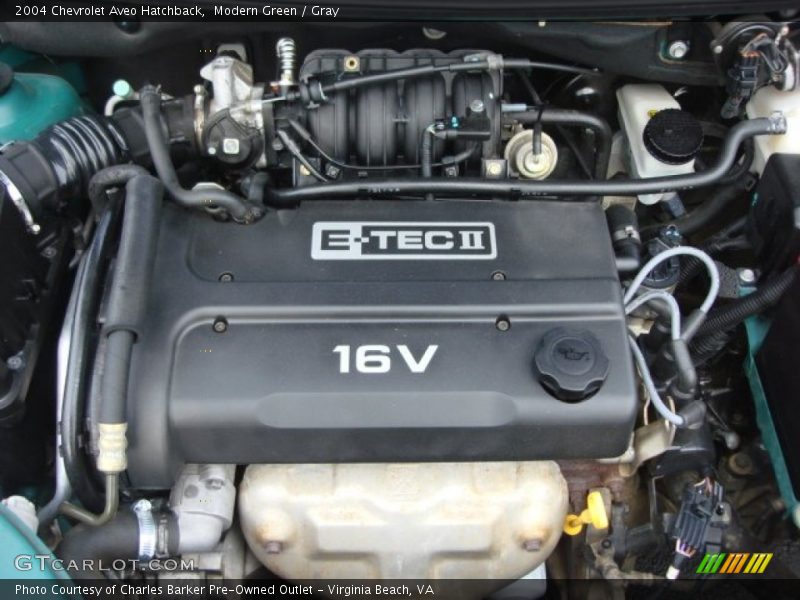 Modern Green / Gray 2004 Chevrolet Aveo Hatchback