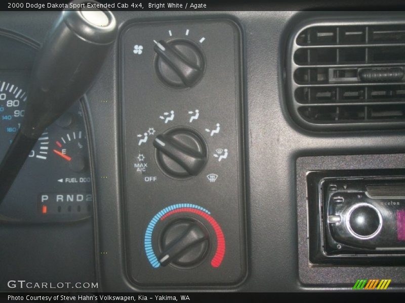 Bright White / Agate 2000 Dodge Dakota Sport Extended Cab 4x4