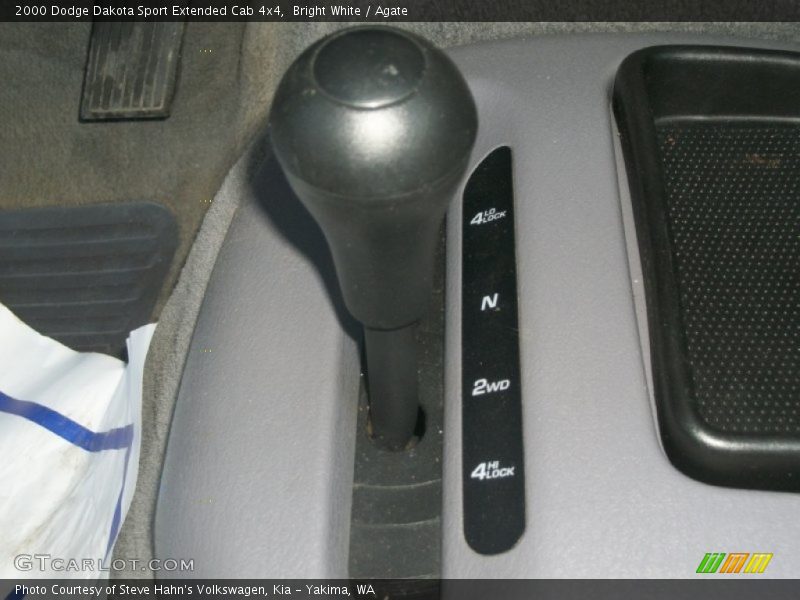 Bright White / Agate 2000 Dodge Dakota Sport Extended Cab 4x4