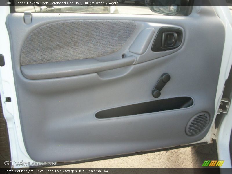 Bright White / Agate 2000 Dodge Dakota Sport Extended Cab 4x4