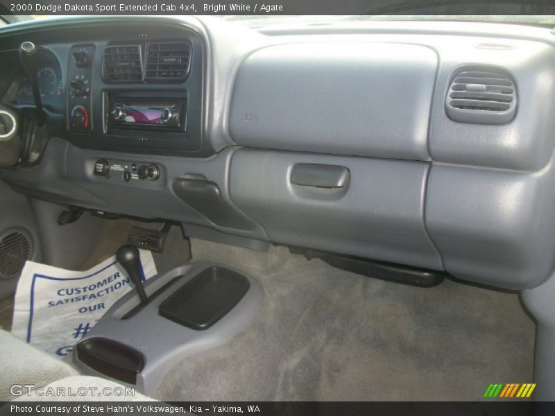 Bright White / Agate 2000 Dodge Dakota Sport Extended Cab 4x4