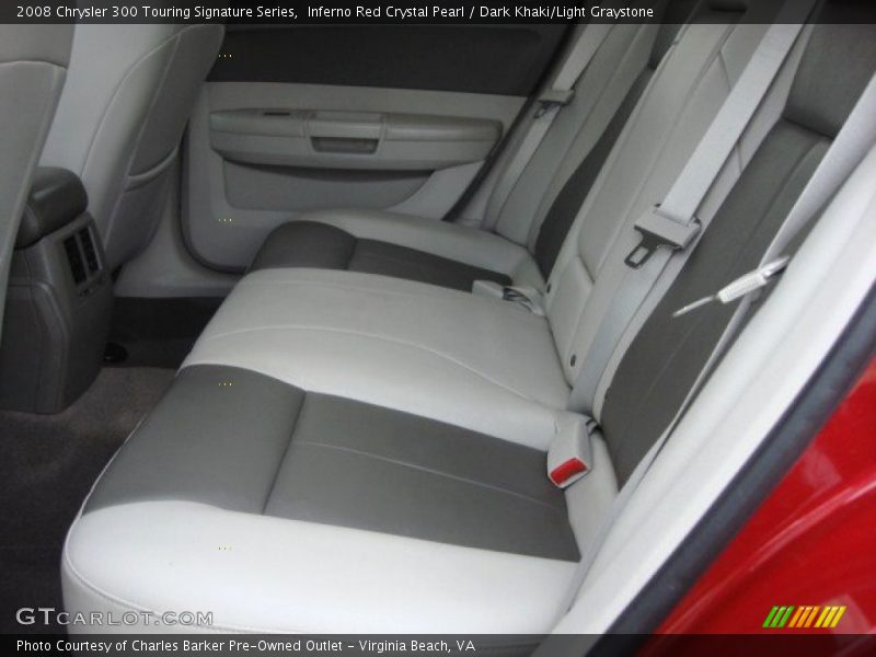 Inferno Red Crystal Pearl / Dark Khaki/Light Graystone 2008 Chrysler 300 Touring Signature Series