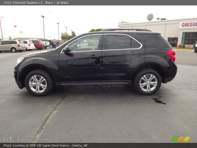 Black / Jet Black 2012 Chevrolet Equinox LT