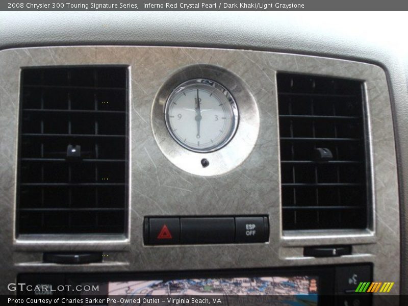 Inferno Red Crystal Pearl / Dark Khaki/Light Graystone 2008 Chrysler 300 Touring Signature Series