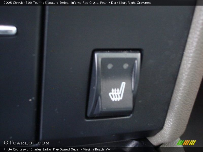 Inferno Red Crystal Pearl / Dark Khaki/Light Graystone 2008 Chrysler 300 Touring Signature Series