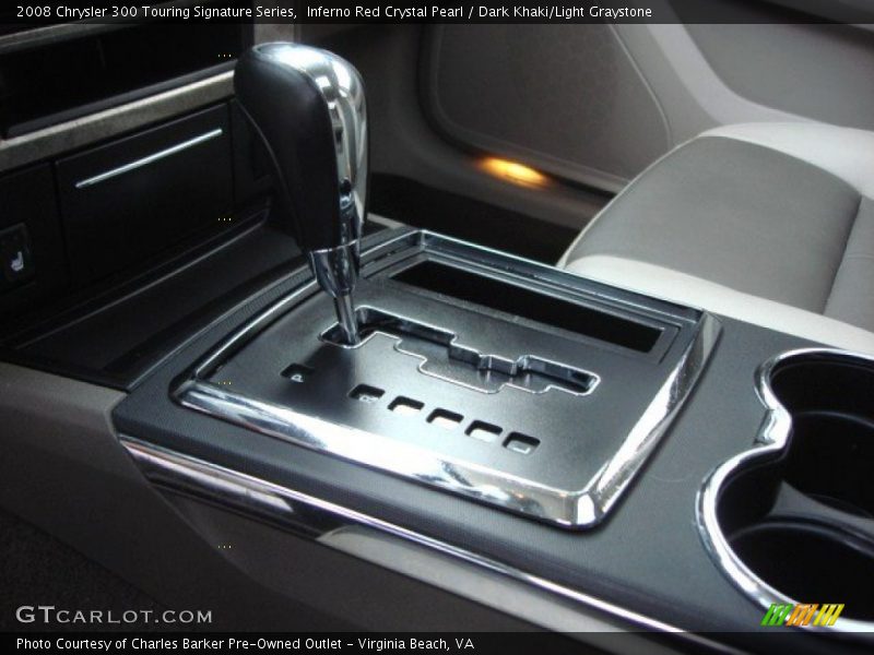 Inferno Red Crystal Pearl / Dark Khaki/Light Graystone 2008 Chrysler 300 Touring Signature Series