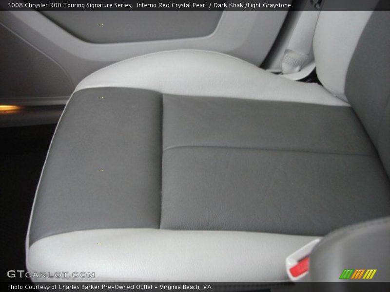 Inferno Red Crystal Pearl / Dark Khaki/Light Graystone 2008 Chrysler 300 Touring Signature Series