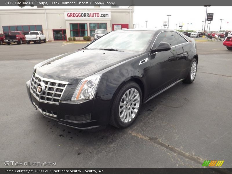 Black Diamond Tricoat / Ebony/Ebony 2012 Cadillac CTS Coupe