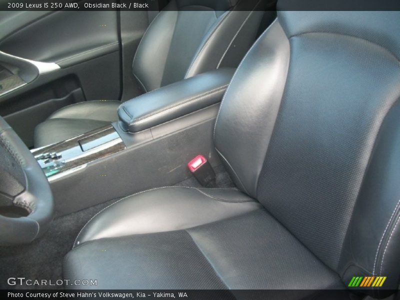 Obsidian Black / Black 2009 Lexus IS 250 AWD