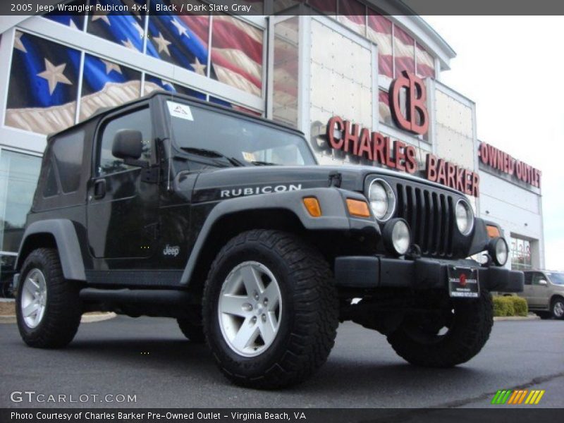 Black / Dark Slate Gray 2005 Jeep Wrangler Rubicon 4x4