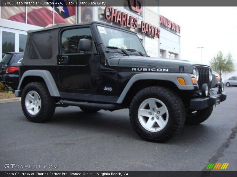 Black / Dark Slate Gray 2005 Jeep Wrangler Rubicon 4x4