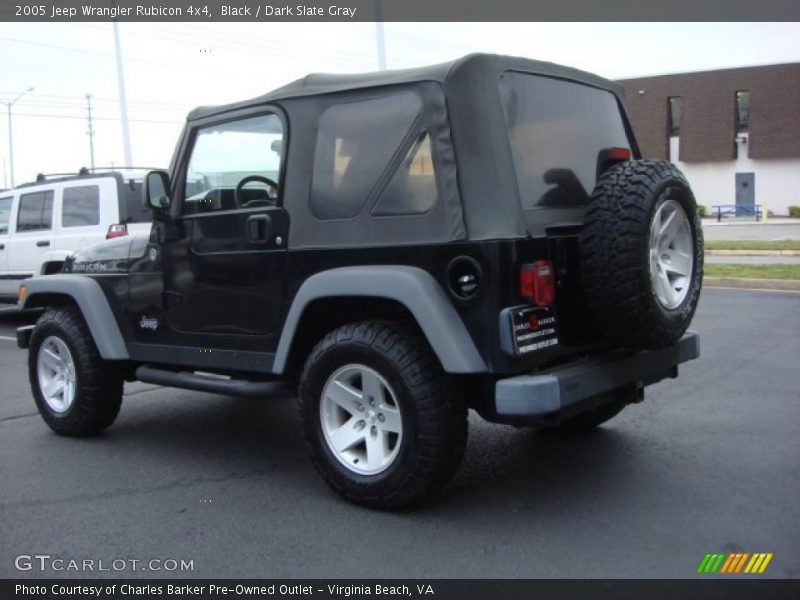 Black / Dark Slate Gray 2005 Jeep Wrangler Rubicon 4x4