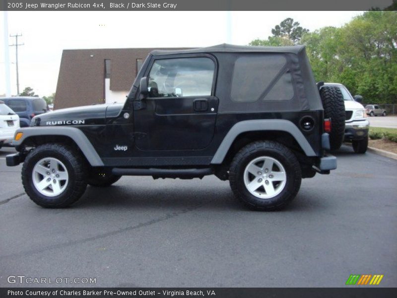 Black / Dark Slate Gray 2005 Jeep Wrangler Rubicon 4x4