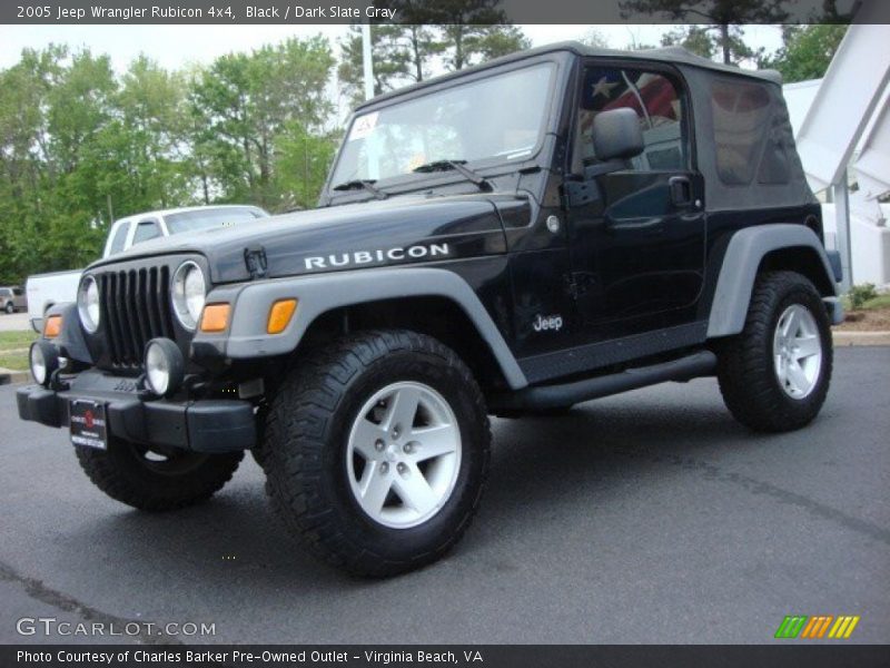 Black / Dark Slate Gray 2005 Jeep Wrangler Rubicon 4x4